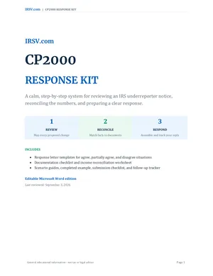 Cover of the CP2000 Response Kit